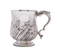 A Victorian silver christening mug, makers Goldsmiths and Silversmiths Co.