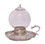 A George IV silver chamber candlestick, maker Matthew Boulton,