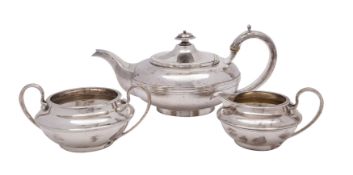 A William IV silver teapot, maker Joseph Angell I,