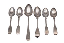 A George III silver christening spoon, maker John Power,