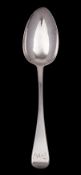 An Exeter Silver Geo III Table Spoon by William Woodman Ex 1825,