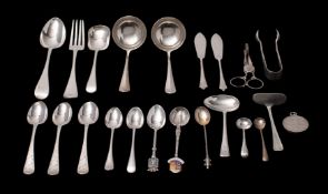 A pair of George V silver rat tail sauce ladles, maker Cooper Brothers & Sons Ltd, Sheffield 1935,