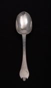A Queen Anne silver Trefid spoon, maker John Cory,