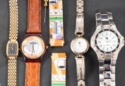 Lambretta gentleman's gold-plated wristwatch stamped to the rear A tribute to Cesare Battaghini,
