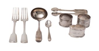 A George III silver Fiddle pattern sauce ladle, maker William Eaton, London 1818,