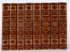SHAKESPEARE, William - The Plays ... 8 vols. eng. portraits. Cont. calf.