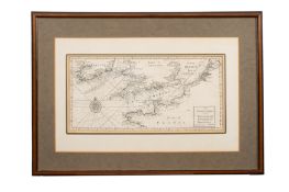 CHART: A Correct Chart of the English and St. George's Channels, with the adjacent Coasts.
