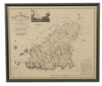 SANTINI, Francois - Nouvelle Carte De L'Etat De L'Eglise, Dressee sur Celle Du P.