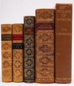 SHAKESPEARE : The Works - full tree calf. Stout 8vo. Plates. No date.