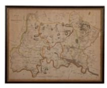 SPEED, John : The Kingdome of England. Hand coloured map, 510 x 380mm.