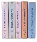 BROWN, Leslie, et al - The Birds of Africa : 8 volume set. Org. cloth in d/w. 4to. Academic Press.