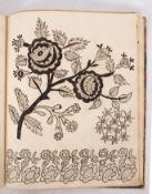 MANUSCRIPT EMBROIDERY PATTERNS by Miss Eleanor Wood. 1812.