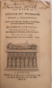 LOWTH, Robert - The Life of William of Wykeham : eng. frontis. lg. folding pedigree plate.