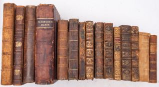MOGG, Edward - Paterson's Roads. 9 maps, general map missing. half leather worn. 1826.