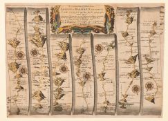 OGILBY, JOHN - The Continuation of the road from London to Barnstaple.