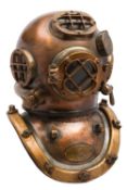 WITHDRAWN LOT A 12-bolt US Navy Standard pattern MK V diving helmet by Desco:, number '1280',