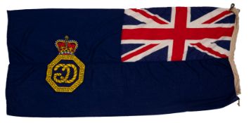 An HM Coast Guard Ensign: 80 x 184cm,
