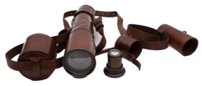 A leather cased Tel Sig (Mk.