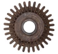 A brass 7 1/1/2 inch bevel gear recovered from the Ocean Steamship Company (Liverpool) steamship SS