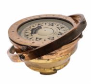 A Danish Arkas 7 /12 inch liquid filled Autopilot compass, No.