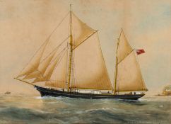 Reuben Chappell (British, 1870-1940) Doris of Bideford, Captain E.