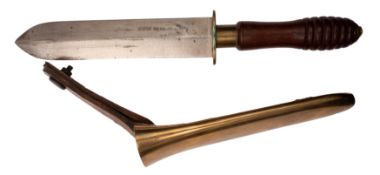 A 20th century diver's knife by Siebe Gorman & Co,