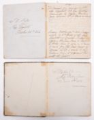 Two early 20th century Captain's letter copy books for the SS 'King Gauffydd': dating from 14th
