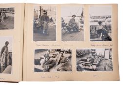 An early 20th century album 'Atlantis Cruise Dec.22.1938 to Jan.14.