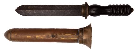 An early 20th century diver's knife, probably Siebe Gorman & Co,