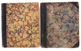 Two late 19th century manuscript journals for the transport ship 'Mary Anne,