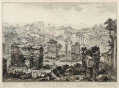 After Giovanni Battista Piranesi (Italian, 1720-1778) Veduta del Campo Vaccino (1772),