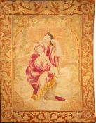 A tapestry wall hanging in 17th century style,