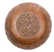 Three treen bowls or drinking vessels, 18th/19th century,