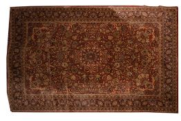 A Louis de Poortere carpet of Kashgai design, machine made,