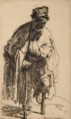 After Rembrandt van Rijn (Dutch, 1606-1669) Beggar with a wooden leg, circa 1630,