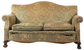 An upholstered suite of seat furniture,