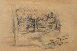 Central European School (circa 1920) Views of Parks;