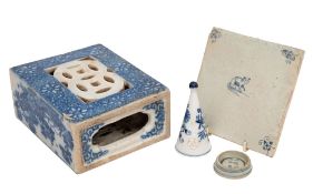 A mixed group of ceramics,