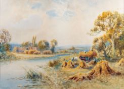 Henry John Kinnaird (British,1880 - 1920) The Haywain watercolour 35.