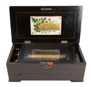 A Victorian rosewood, simulated rosewood,