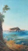 Neapolitan School (early 20th century) The Bay of Naples with Vesuvius;