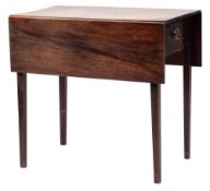 A George III mahogany Pembroke table,