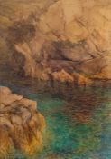 *Ethel Cheeswright (1874-1977) A rugged coast,