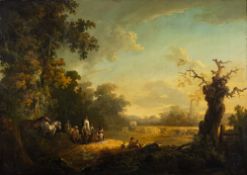 WIilliam Frederick Witherington (British,1785-1865) Midday Rest; Harvesters in a field,