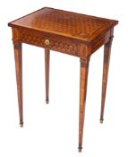 A 19th Century French kingwood, tulipwood,