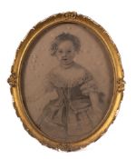 WITHDRAWN Two prints in carved gold frames and three unframed Jorrocks prints.