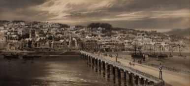 John Shapland (British, 1865-1929) Devon; seven views, comprising; Saunton, Bideford, Barnstaple,