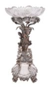 A large George IV silver table centrepiece, Robinson, Edkins and Aston, Birmingham, 1826,