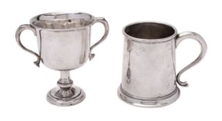 A George V silver mug, William Neale & Son Ltd Birmingham, 1931, of plain form,