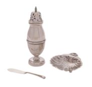 An Elizabeth II silver butter dish, maker Frances Howard Sheffield 1972,
